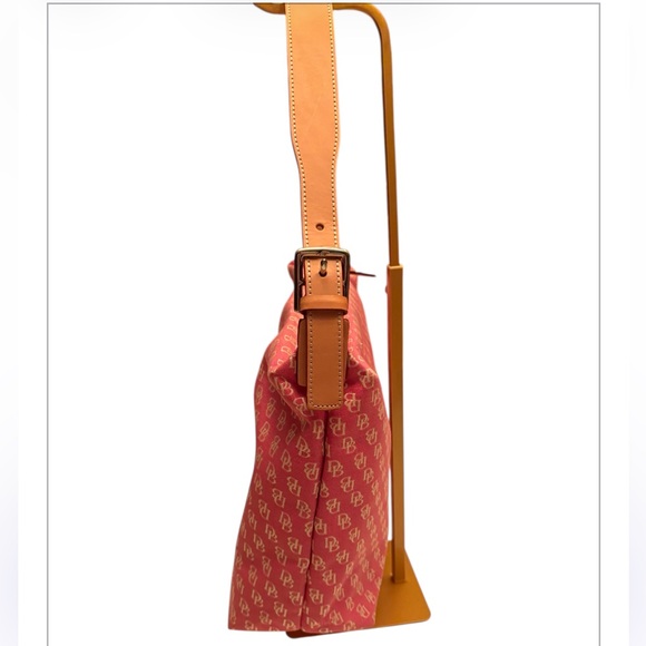Dooney & Bourke Pink Monogram Shoulder Bag - Picture 7 of 11